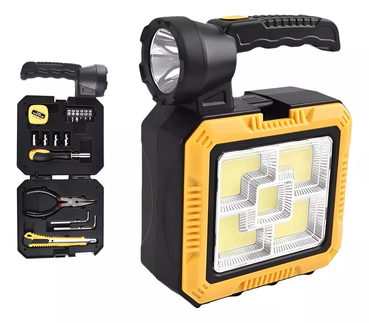 Kit Herramientas Linterna Y Cargador